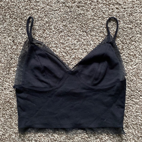 Silence + noise crop tank top - Picture 1 of 1